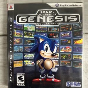 Sonic's Ultimate Genesis Collection (Sony PlayStation 3, 2009) CIB Authentic EUC